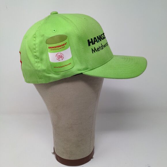 Hangsterfers Metalworking Lubricants Baseball Cap Embroidered Green Flexfit L/XL - Picture 7 of 13